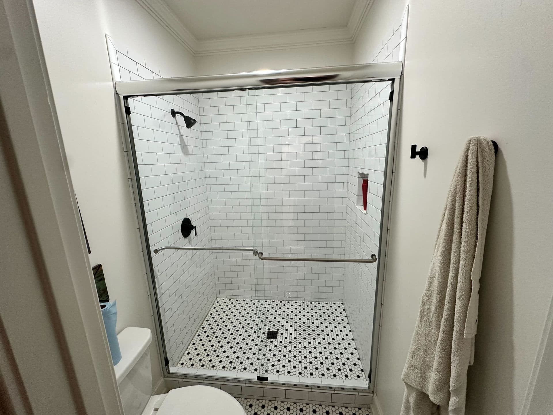 semi frameless doors
